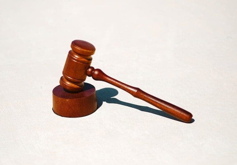 A gavel